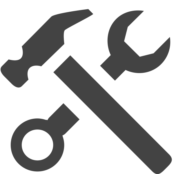 siglyphhammerandwrench Svg File