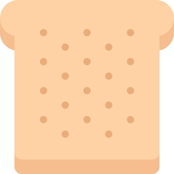 Toast Bread Svg File