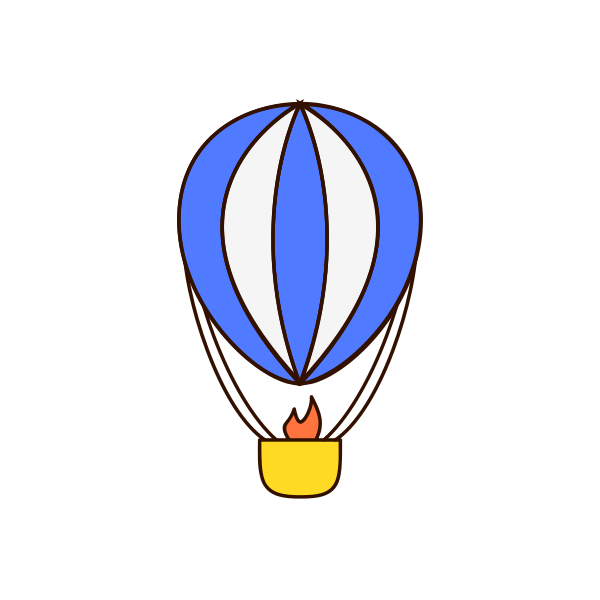 热气球 Svg File