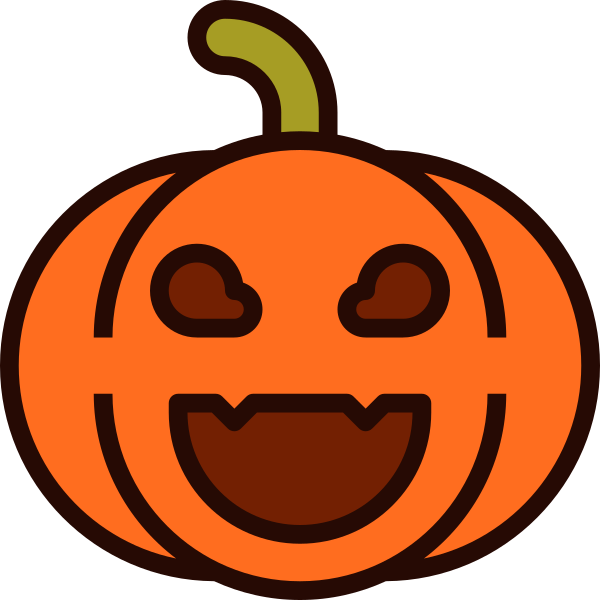 Emoji Pumpkin Halloween 27 SVG File Svg File