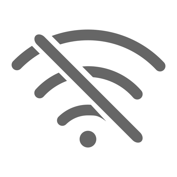wifi关 Svg File