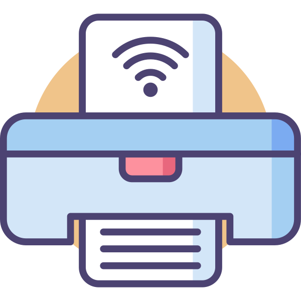 Wireless Printer Svg File