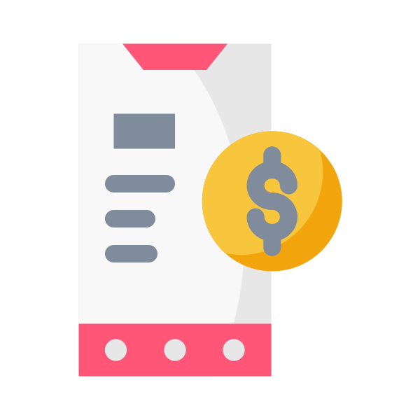 Smartphone Digital Payment Chaseless Svg File