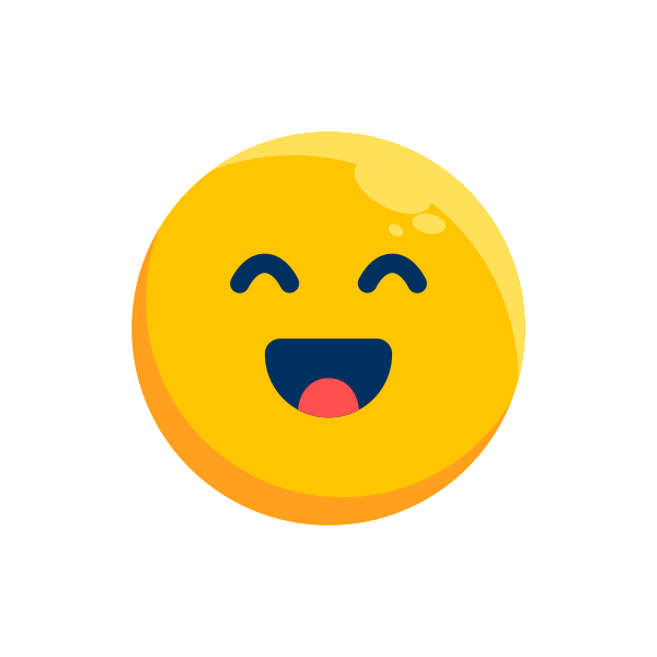 Emoticon Emotion Expression Laugh SVG File