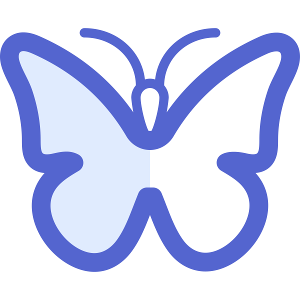 Sharp Icons Butterfly Svg File