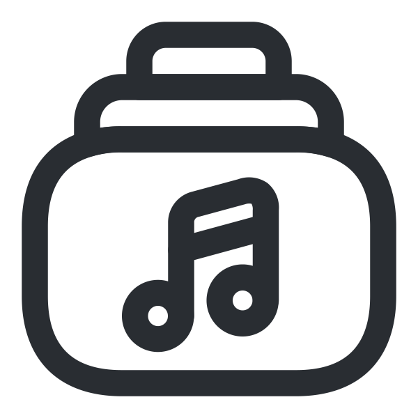 outlinemusiclibrary2 Svg File