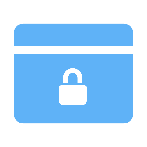 锁定面板 Svg File