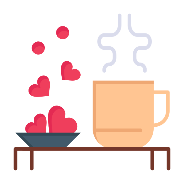 Cup Day Hearts Svg File