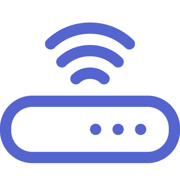 Sharp Icons Router Signal Svg File