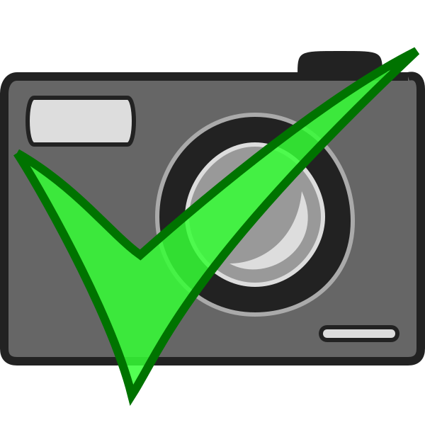 Photocamera Yes Svg File