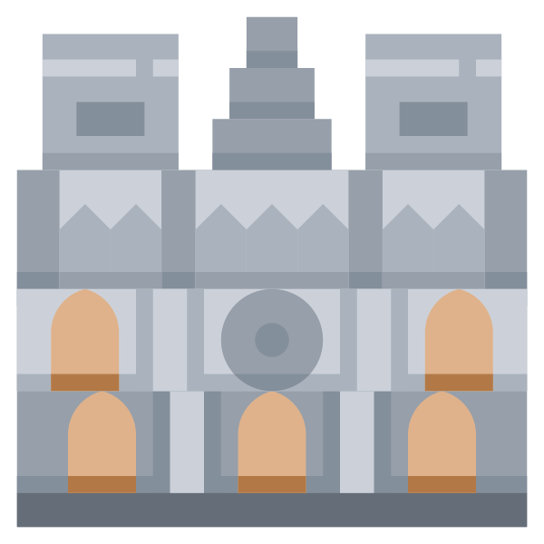 Building Cathedral Dame Svg File