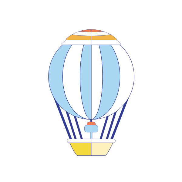 热气球 Svg File