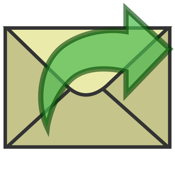 Mail Forward Svg File