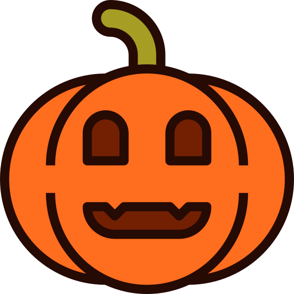 Emoji Pumpkin Halloween 24 SVG File Svg File