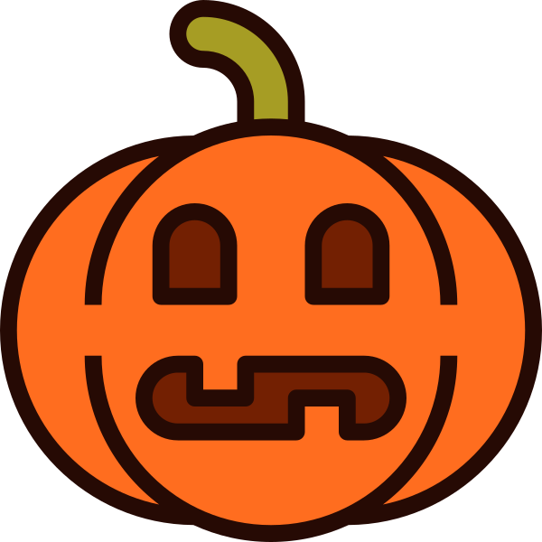 Emoji Pumpkin Halloween 30 SVG File Svg File