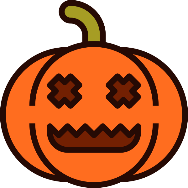 Emoji Pumpkin Halloween 17 SVG File Svg File