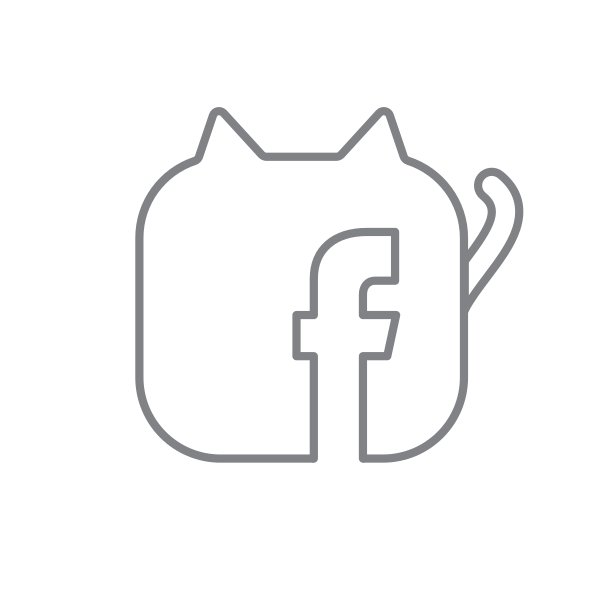 Facebook Cat Tail Svg File