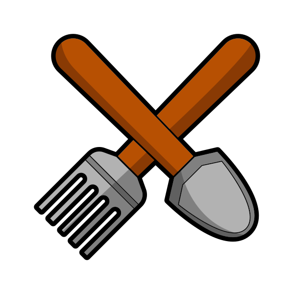 Agriculture Pitchfork Shovel Svg File