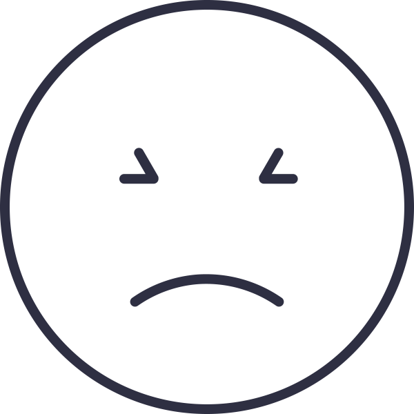 Not Mood Scare Scare Emoji Icon SVG File Svg File