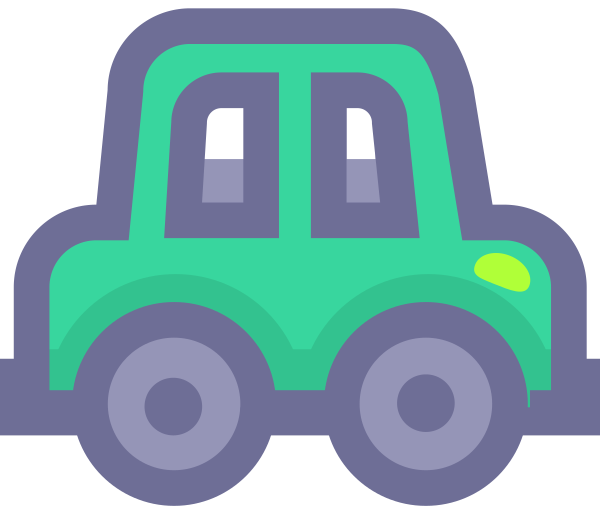 汽车小车 Svg File