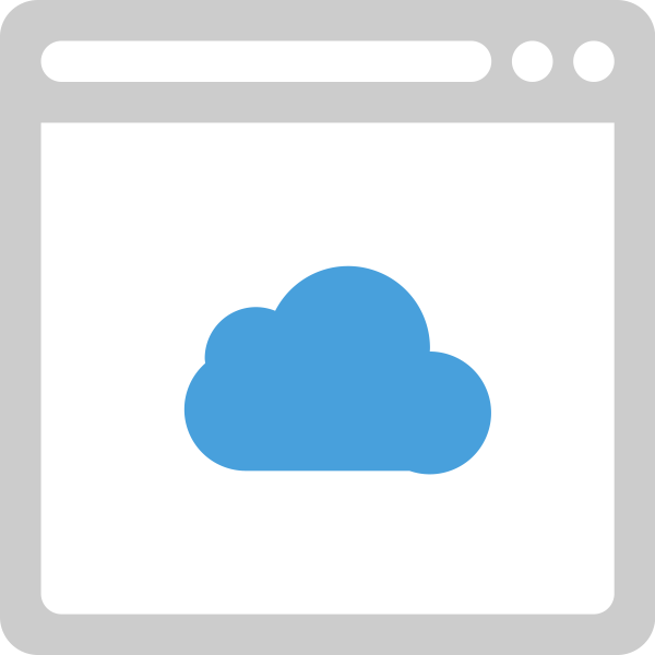 Browser Cloud Svg File