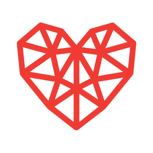 Geometric Heart Hearts 5 Svg File