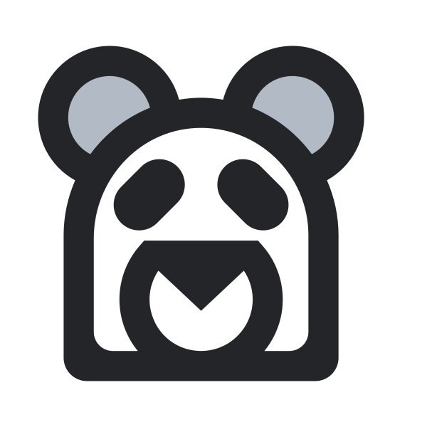 熊猫 Svg File