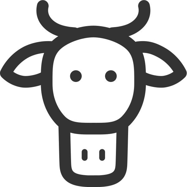 Icon Cow Svg File
