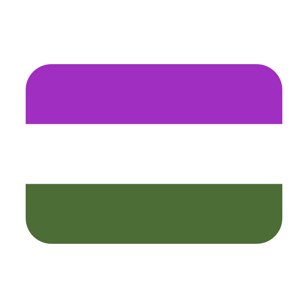 Gender Queer Flag Svg File