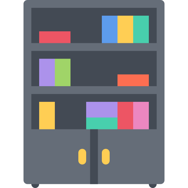 Bookcase Svg File