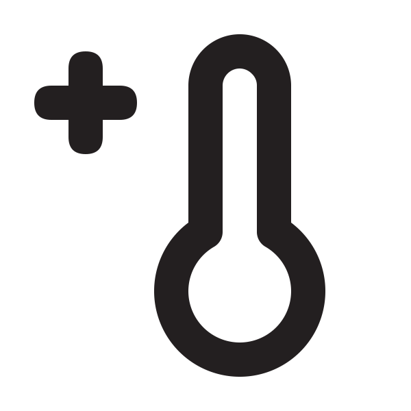 thermometerplusoutline Svg File