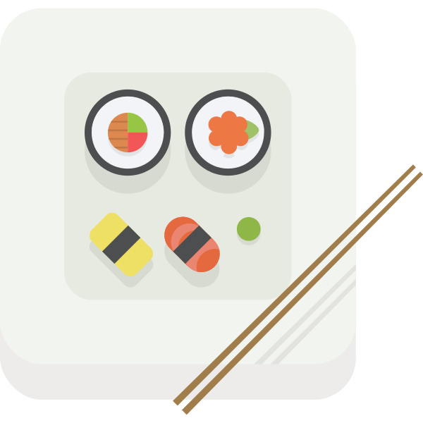 Sushi Plate Svg File