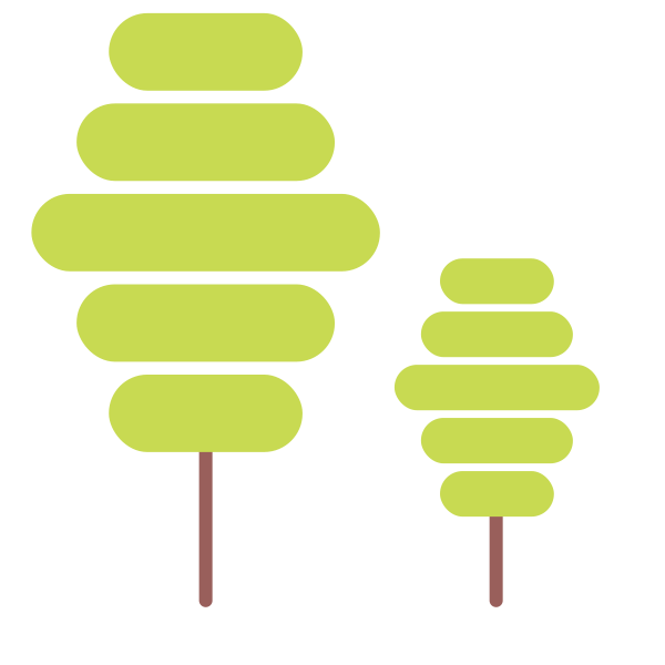 Capsule Green Nature Tree 3 Svg File