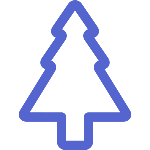Sharp Icons Christmas Tree Svg File