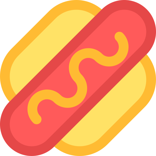 Icon Hotdog Coloured Svg File