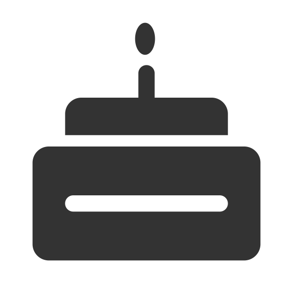 生日蛋糕面型 Svg File