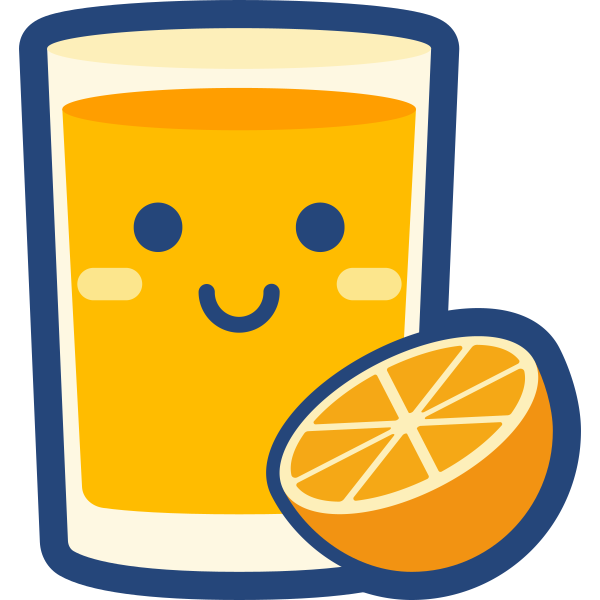 橙汁 Svg File