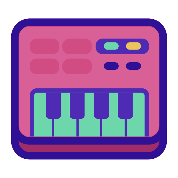PianoKeyboard Svg File