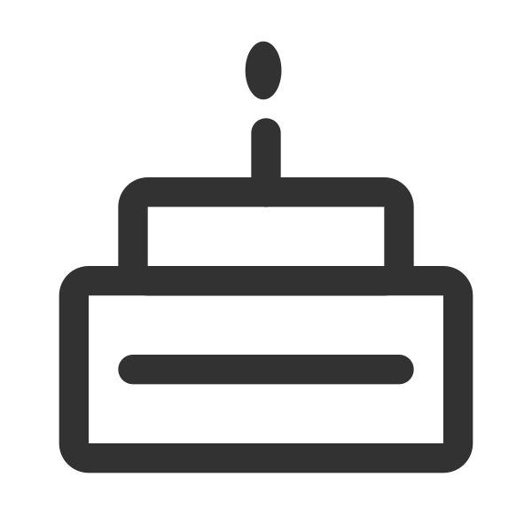 Birthday Cake O Svg File