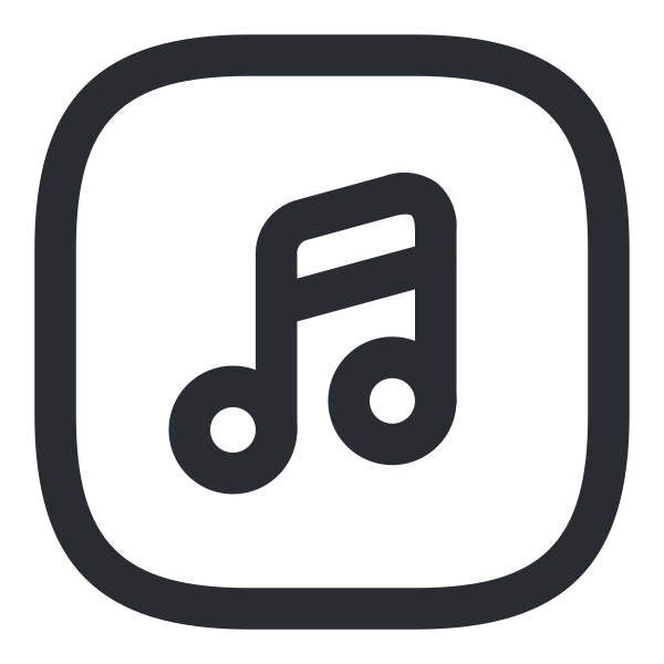 outlinemusicsquare Svg File