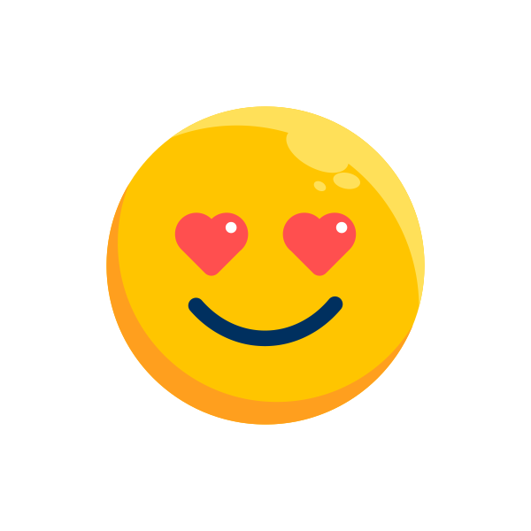 Emoticon Emotion Expression Face Fall In Love SVG File Svg File