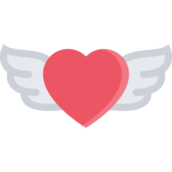 Heart Wings Svg File