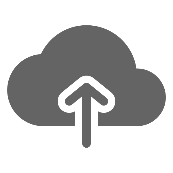 Cloud Upload Storage Svg File