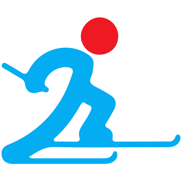 冬奥会越野滑雪 Svg File