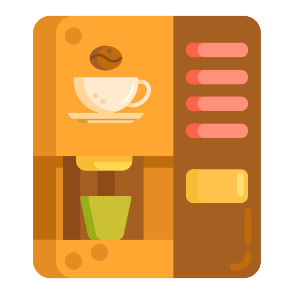 咖啡自动贩卖机 Svg File