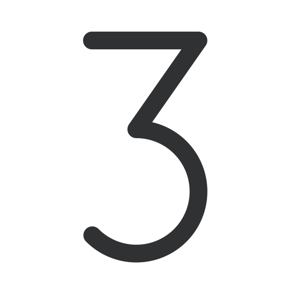 NumberThree Svg File