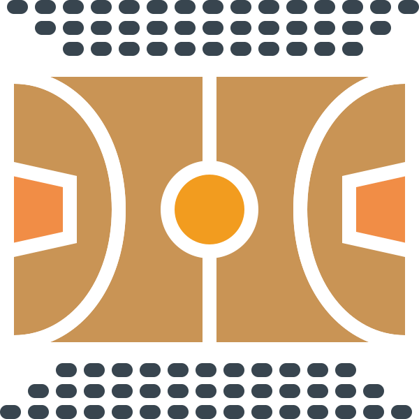 Basketball Court Svg File
