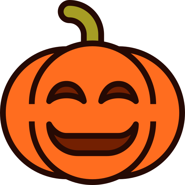 Emoji Halloween Pumpkin SVG File Svg File