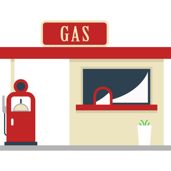 Gas Station Svg File