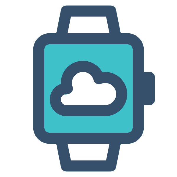 Cloud Smart Smart Watch Svg File